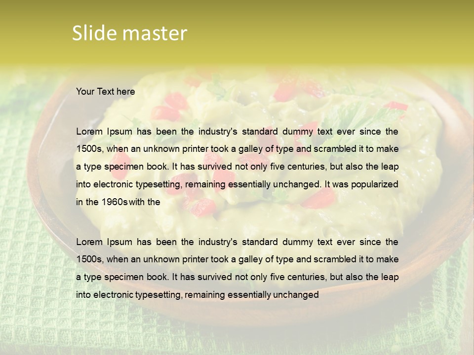 Tasty Food Snack PowerPoint Template