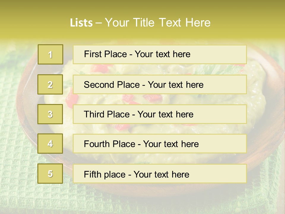 Tasty Food Snack PowerPoint Template