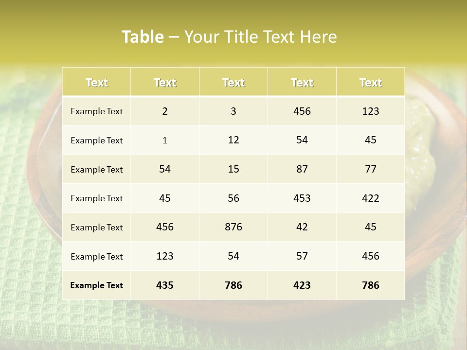 Tasty Food Snack PowerPoint Template