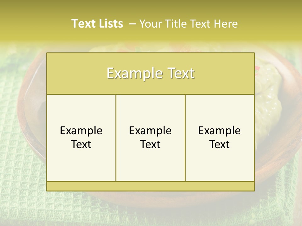 Tasty Food Snack PowerPoint Template