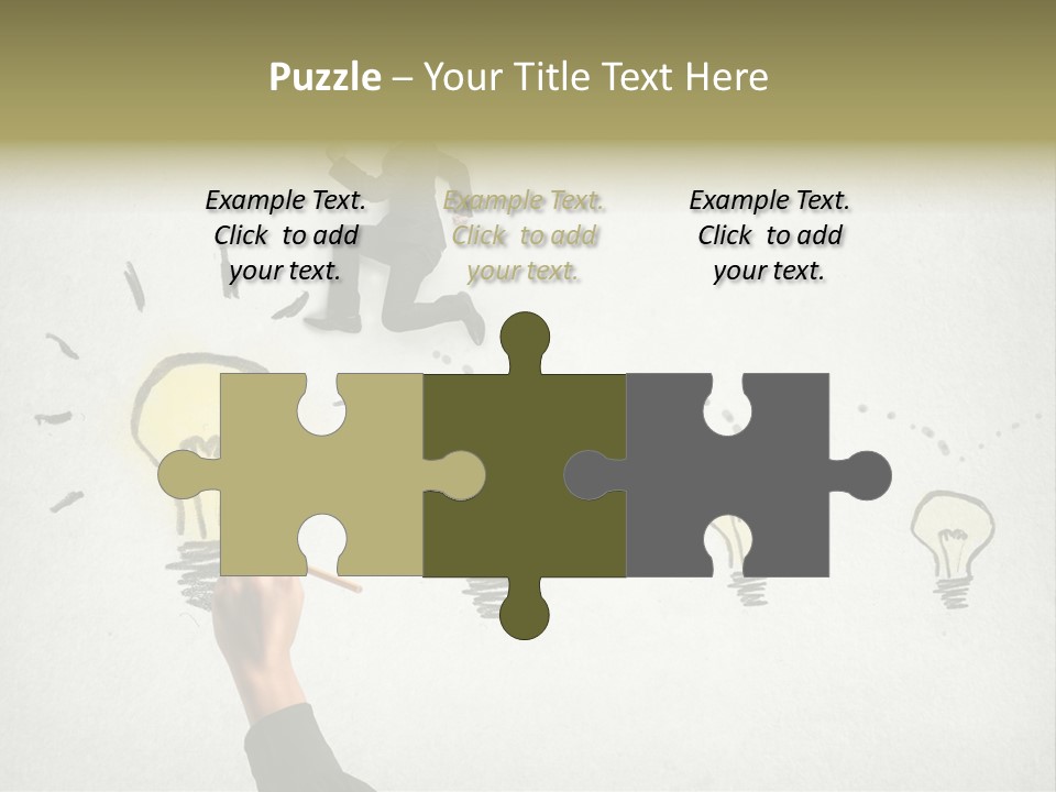 Businessman Success Climb PowerPoint Template