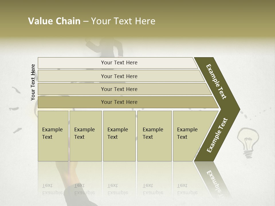 Businessman Success Climb PowerPoint Template