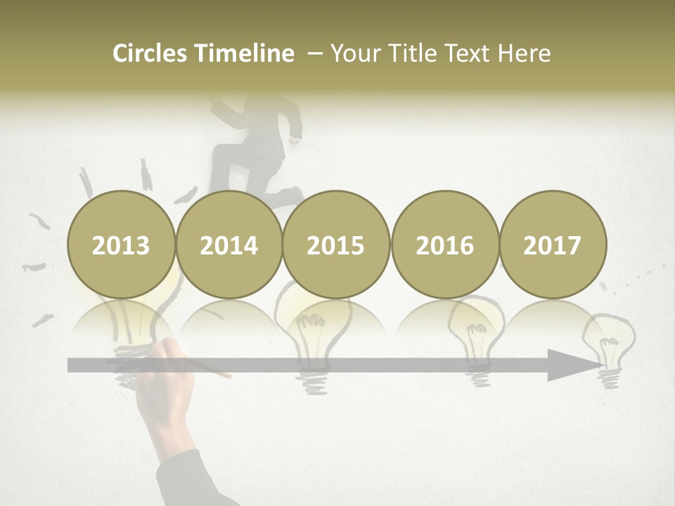 Businessman Success Climb PowerPoint Template