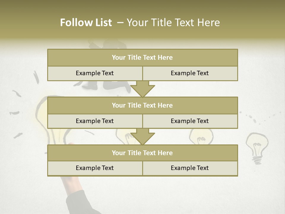 Businessman Success Climb PowerPoint Template