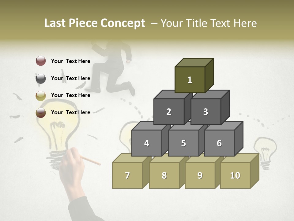 Businessman Success Climb PowerPoint Template