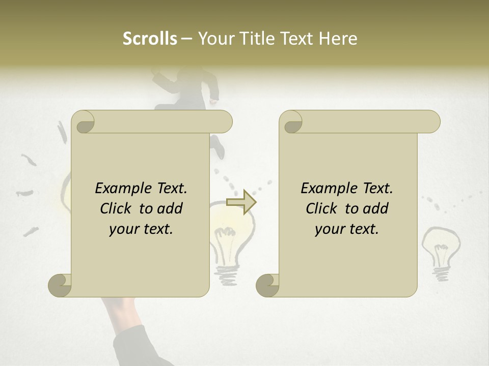 Businessman Success Climb PowerPoint Template