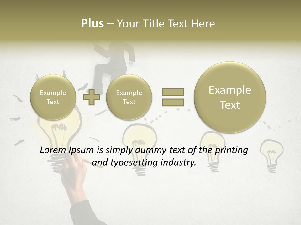 Businessman Success Climb PowerPoint Template