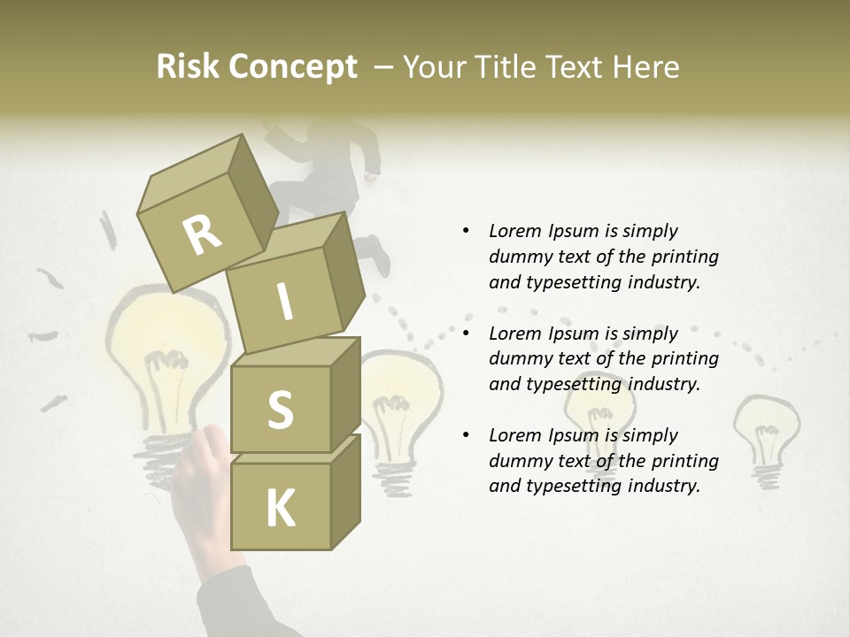 Businessman Success Climb PowerPoint Template