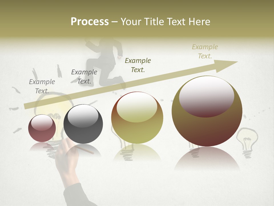 Businessman Success Climb PowerPoint Template