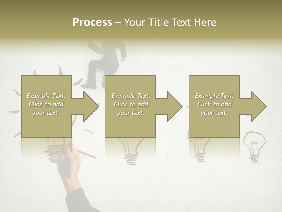 Businessman Success Climb PowerPoint Template