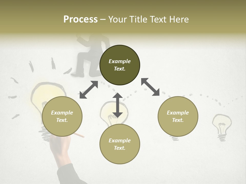 Businessman Success Climb PowerPoint Template