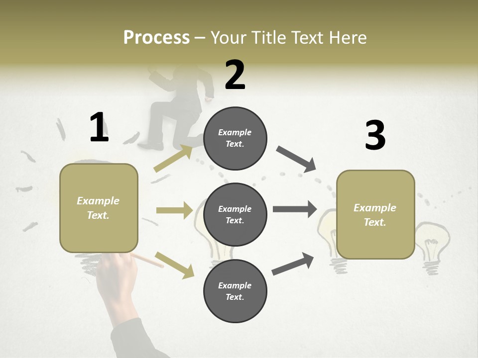 Businessman Success Climb PowerPoint Template