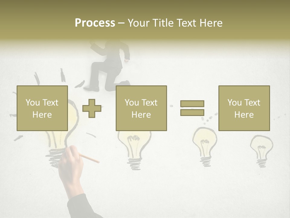 Businessman Success Climb PowerPoint Template