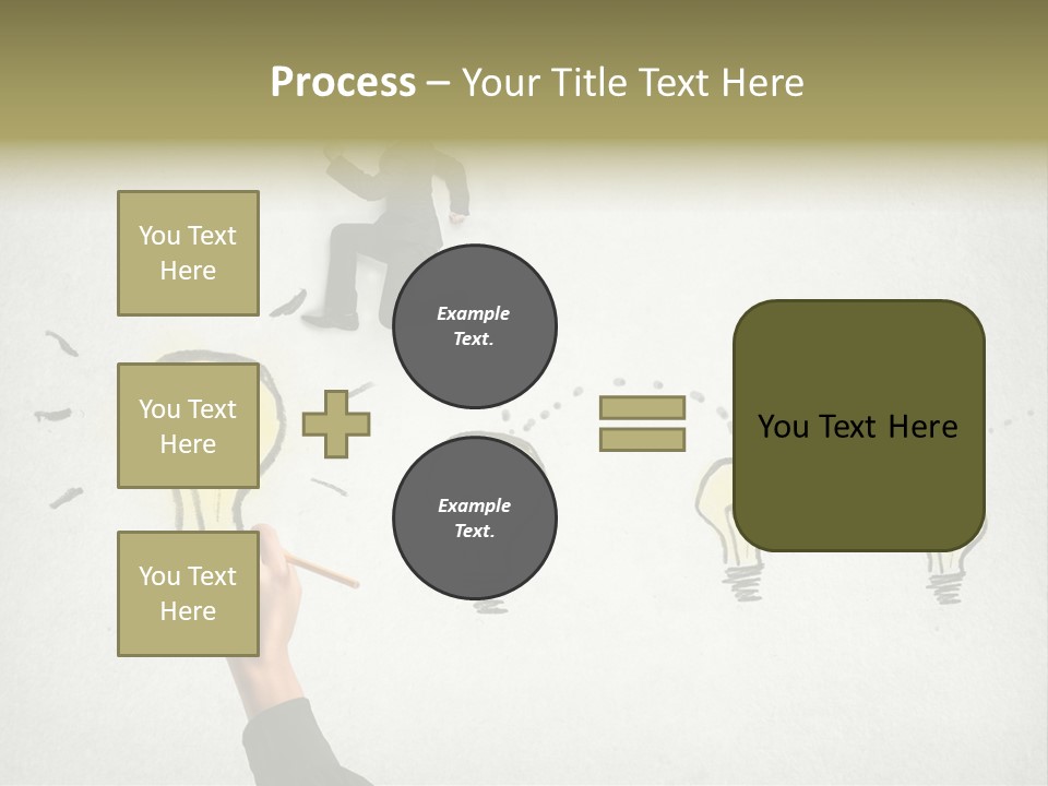 Businessman Success Climb PowerPoint Template