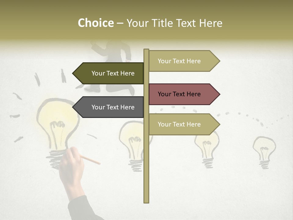 Businessman Success Climb PowerPoint Template