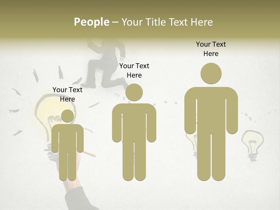 Businessman Success Climb PowerPoint Template