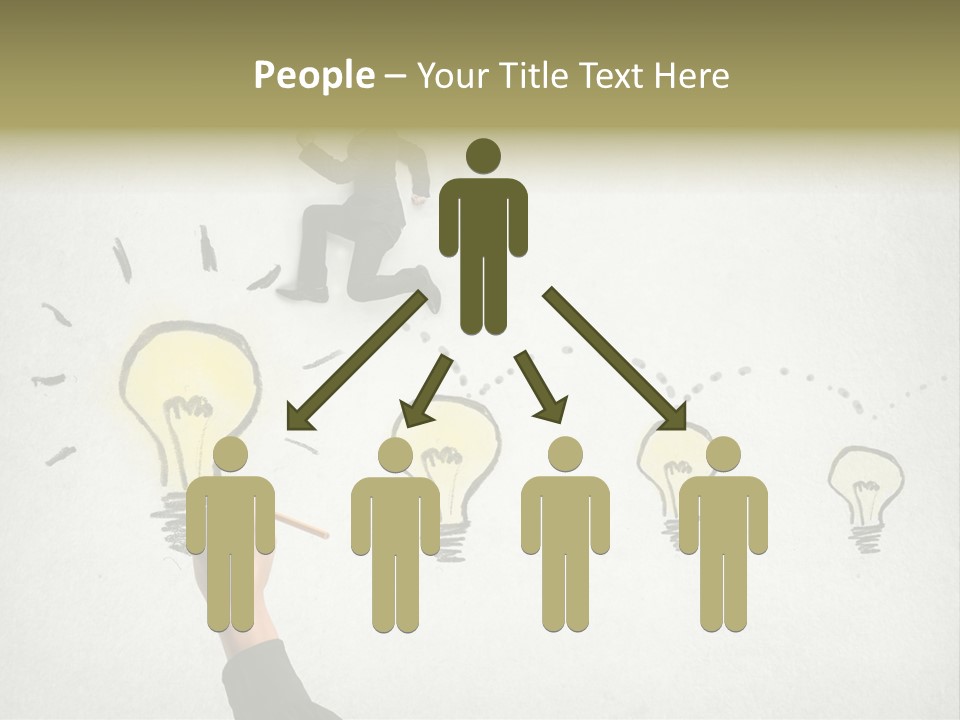 Businessman Success Climb PowerPoint Template