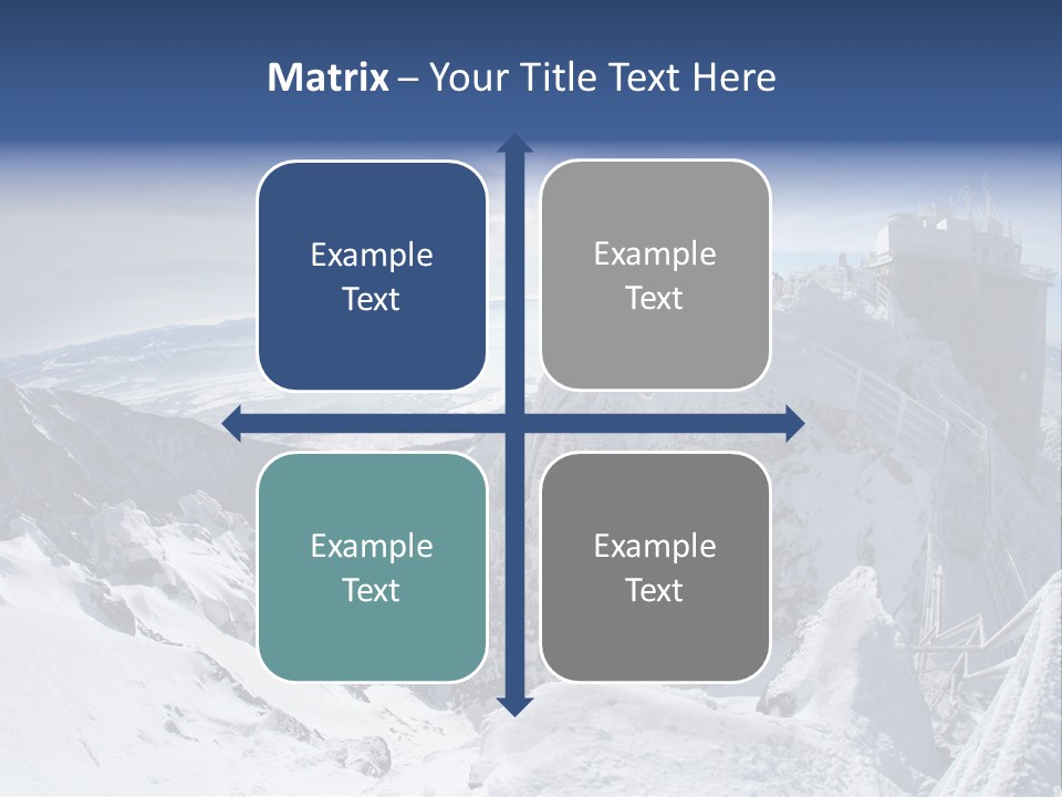 Scenery Summit Lomnicky PowerPoint Template