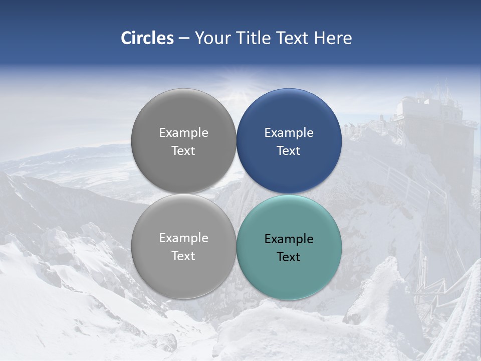 Scenery Summit Lomnicky PowerPoint Template