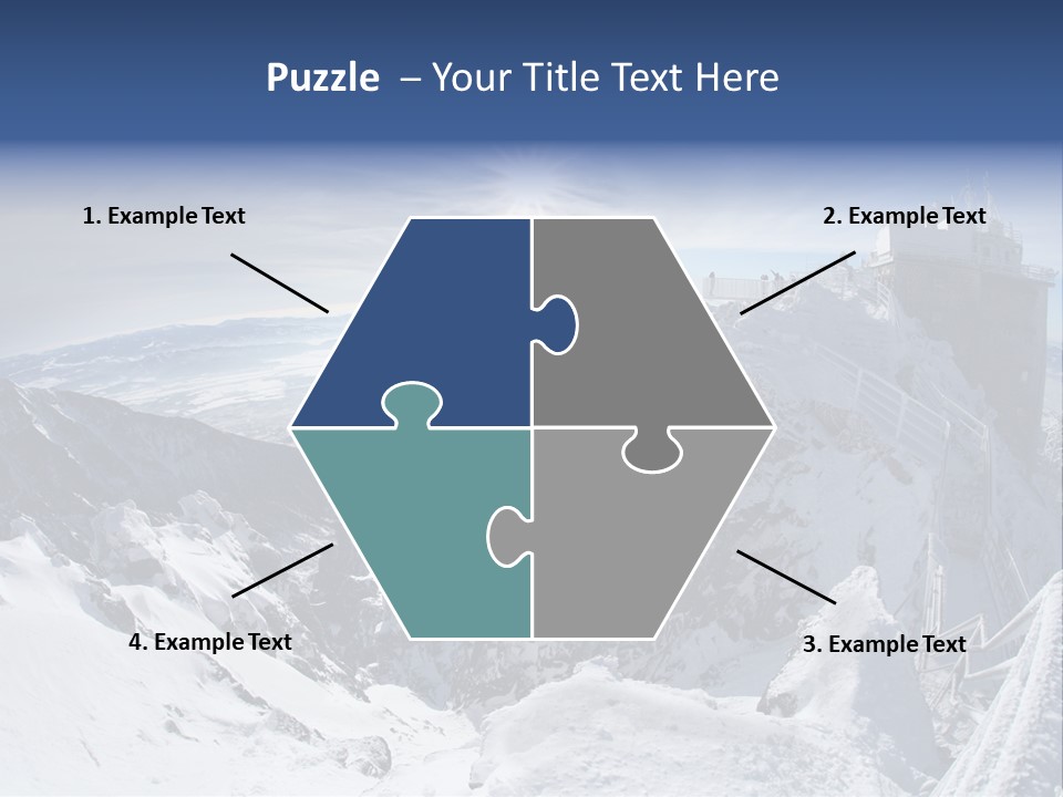 Scenery Summit Lomnicky PowerPoint Template