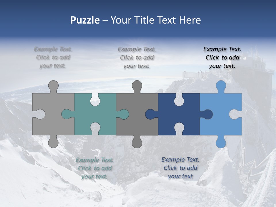 Scenery Summit Lomnicky PowerPoint Template