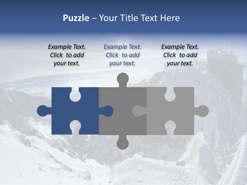 Scenery Summit Lomnicky PowerPoint Template