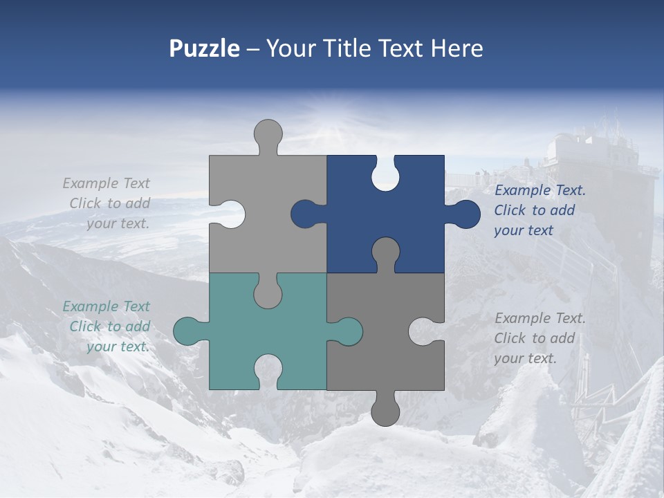 Scenery Summit Lomnicky PowerPoint Template