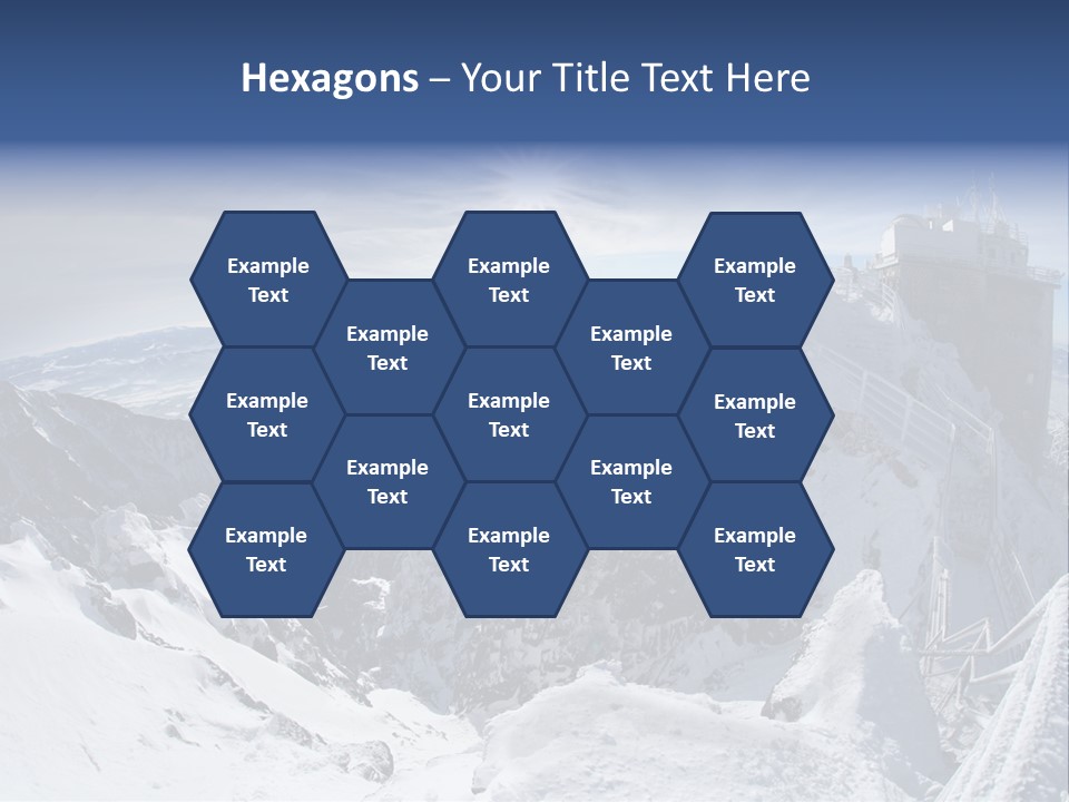 Scenery Summit Lomnicky PowerPoint Template