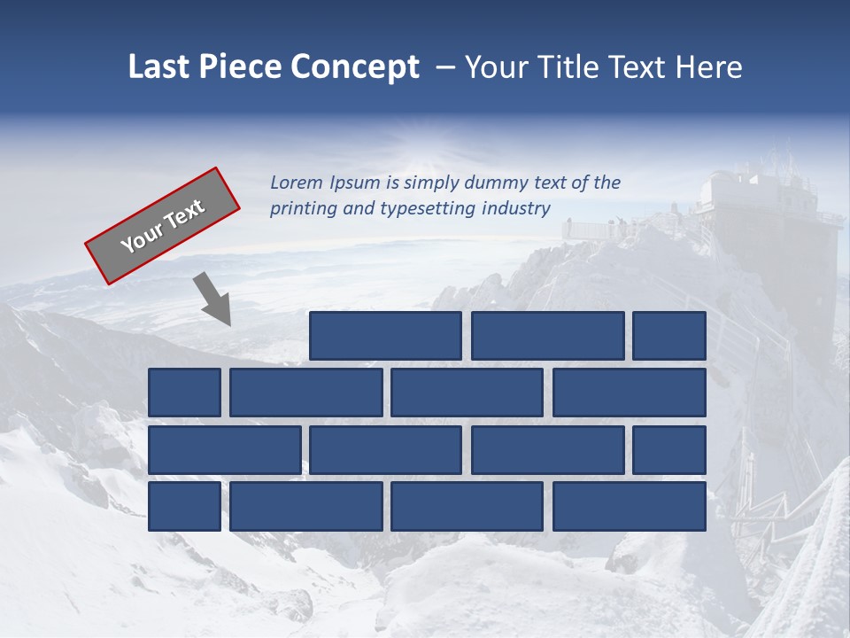 Scenery Summit Lomnicky PowerPoint Template