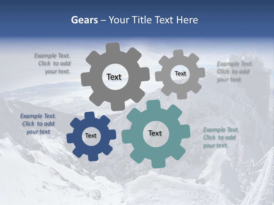 Scenery Summit Lomnicky PowerPoint Template