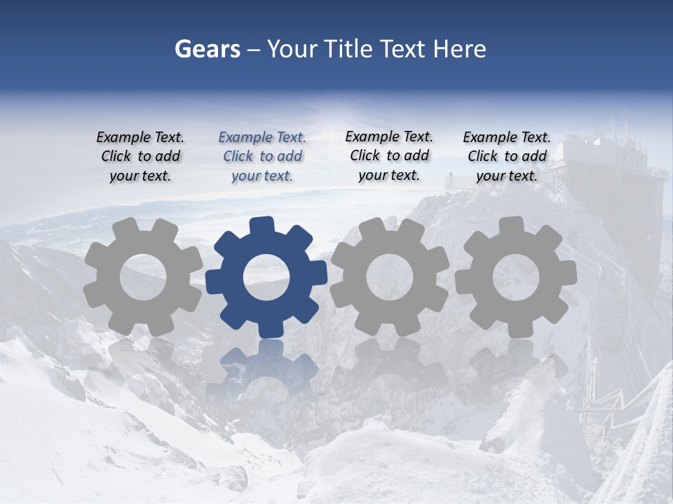 Scenery Summit Lomnicky PowerPoint Template