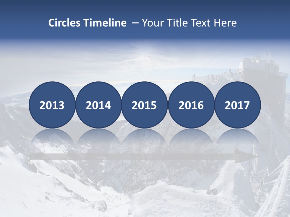 Scenery Summit Lomnicky PowerPoint Template