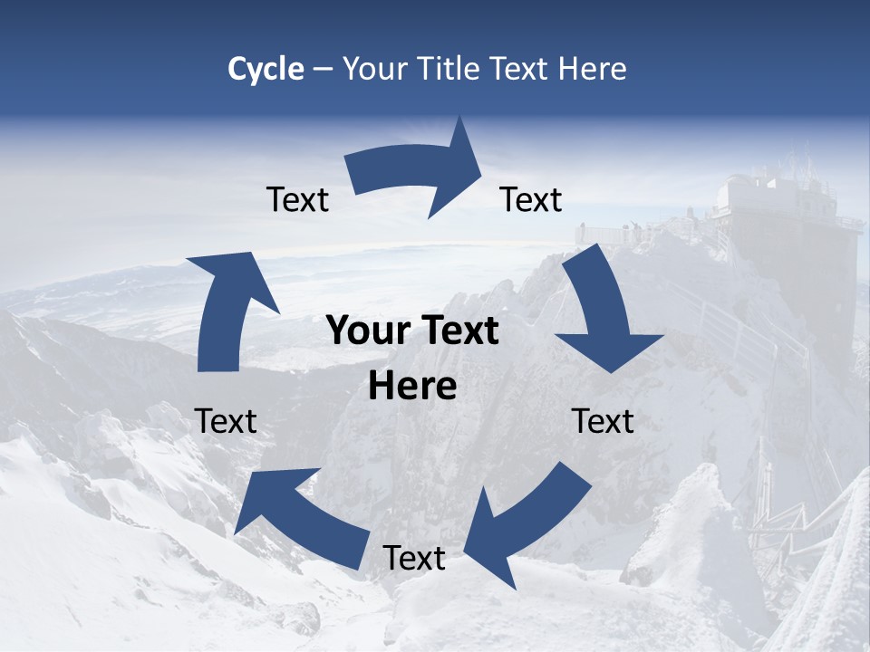 Scenery Summit Lomnicky PowerPoint Template