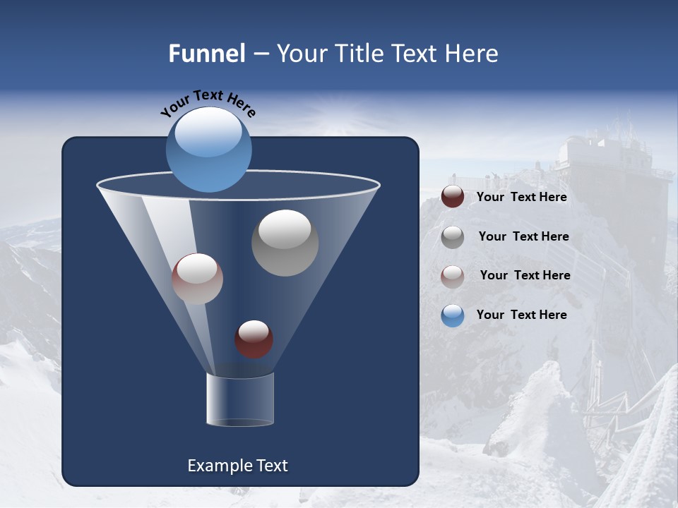 Scenery Summit Lomnicky PowerPoint Template