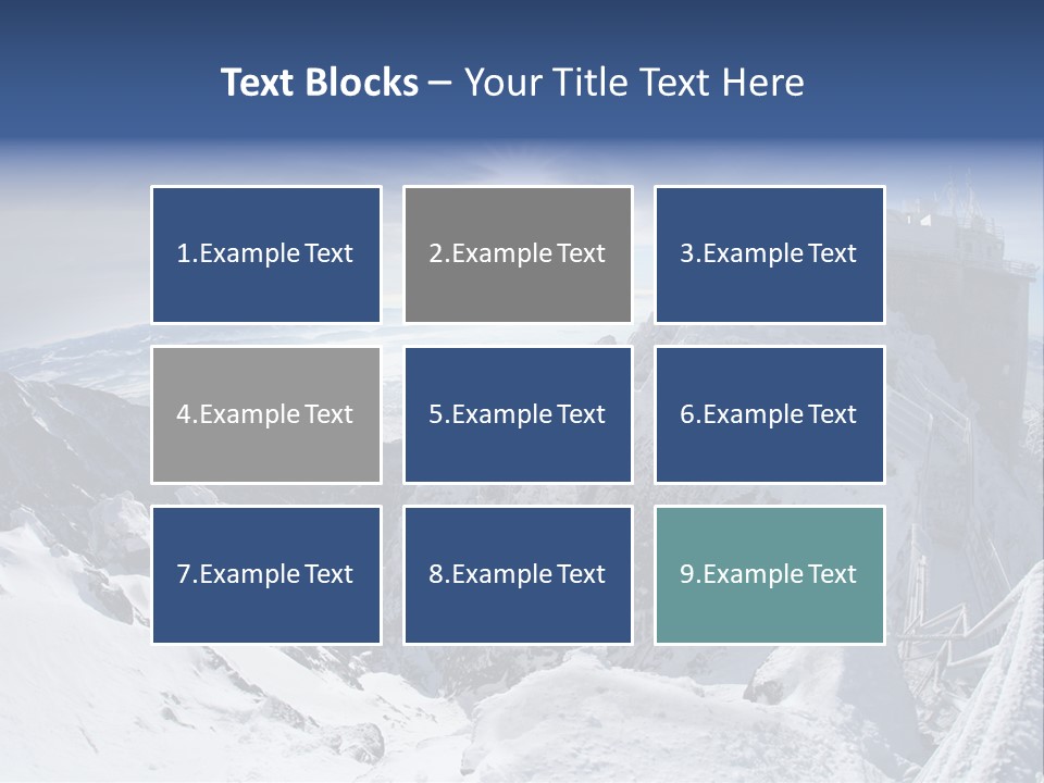 Scenery Summit Lomnicky PowerPoint Template