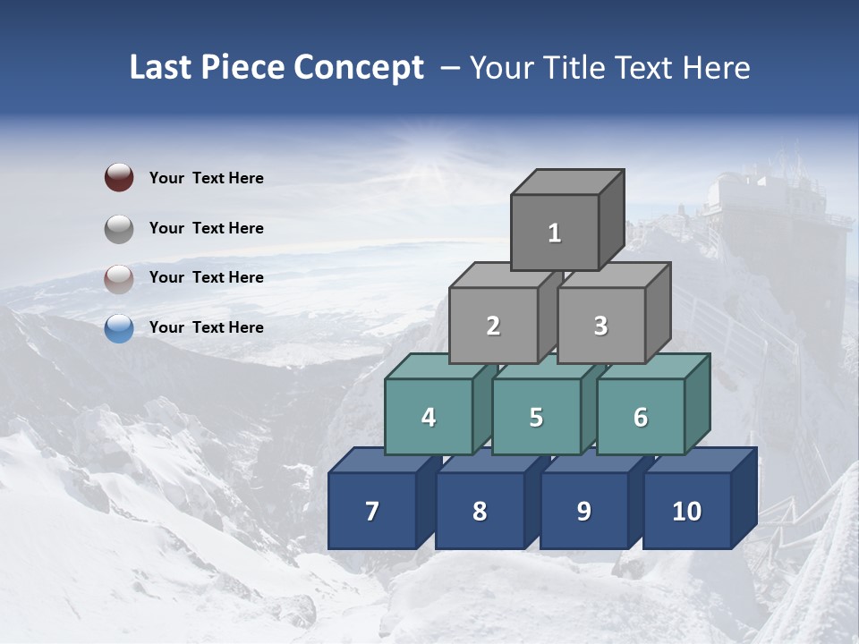 Scenery Summit Lomnicky PowerPoint Template