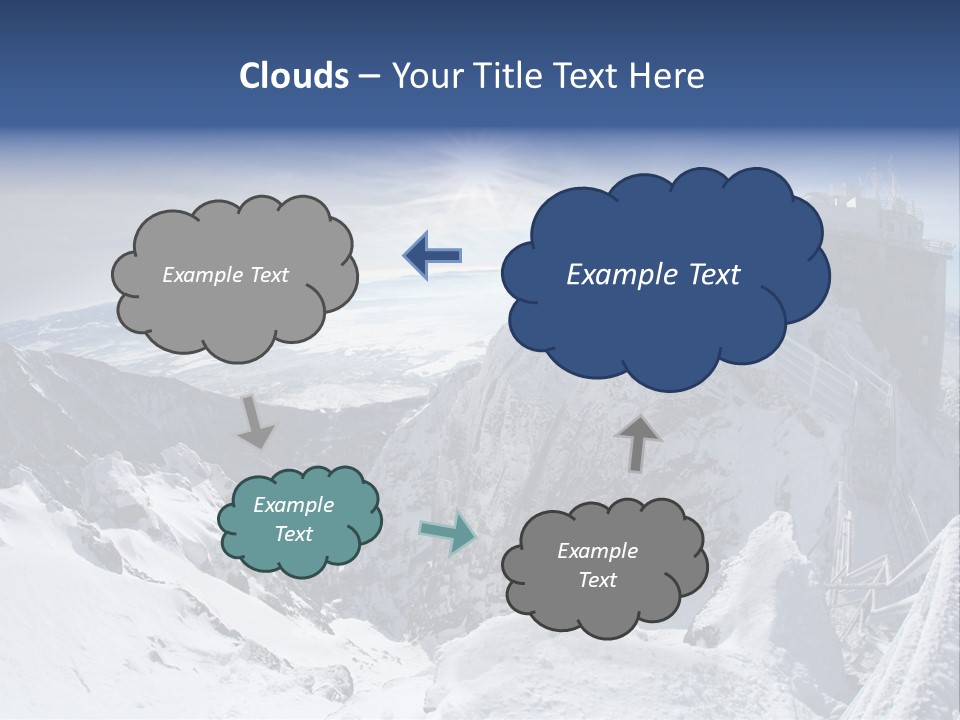Scenery Summit Lomnicky PowerPoint Template