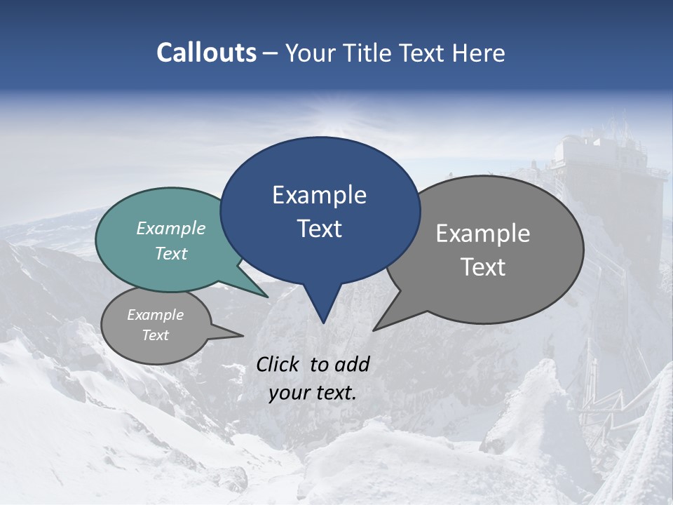 Scenery Summit Lomnicky PowerPoint Template
