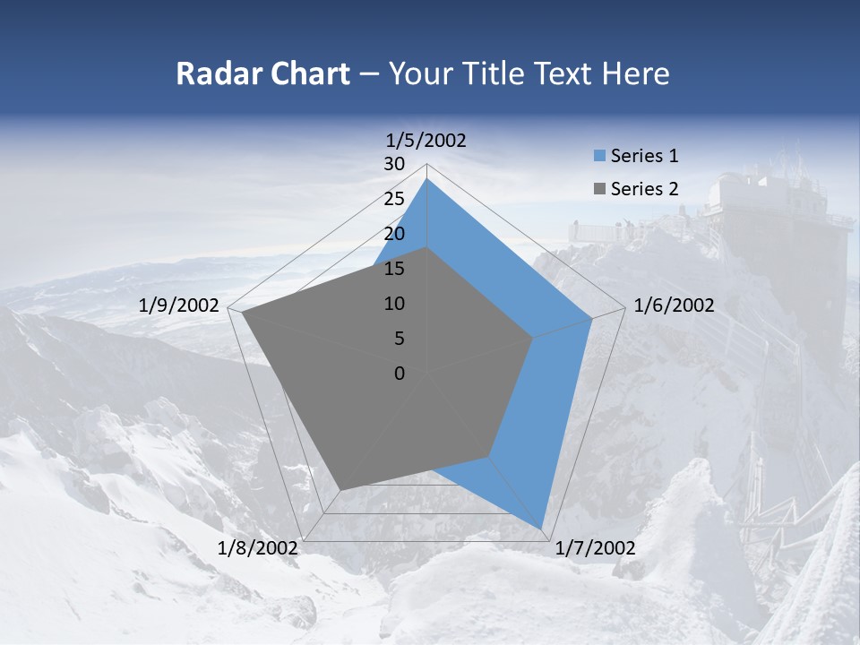 Scenery Summit Lomnicky PowerPoint Template