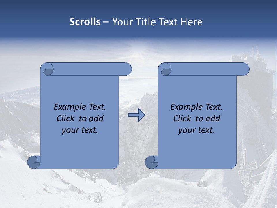 Scenery Summit Lomnicky PowerPoint Template