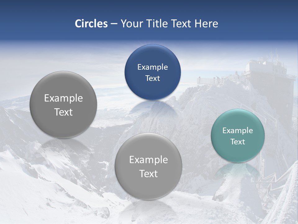 Scenery Summit Lomnicky PowerPoint Template