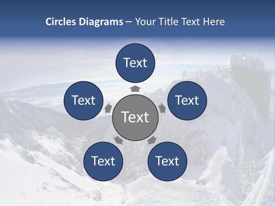 Scenery Summit Lomnicky PowerPoint Template