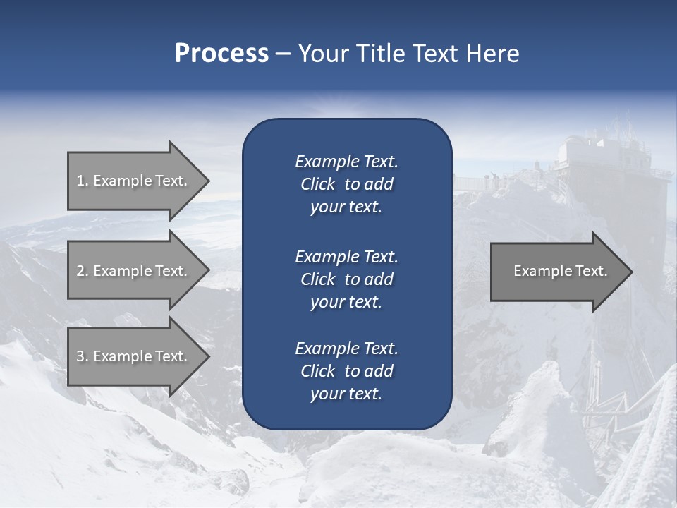 Scenery Summit Lomnicky PowerPoint Template