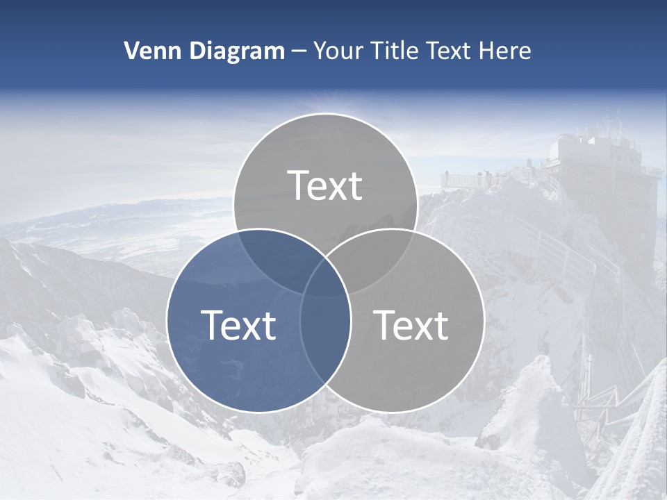 Scenery Summit Lomnicky PowerPoint Template
