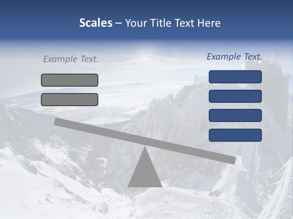 Scenery Summit Lomnicky PowerPoint Template