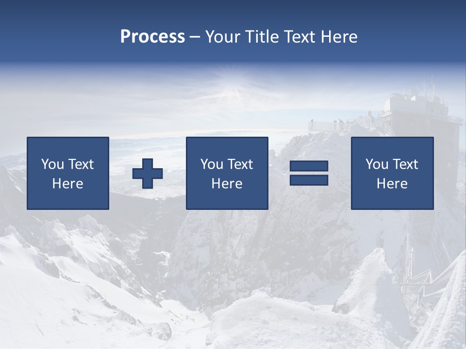 Scenery Summit Lomnicky PowerPoint Template