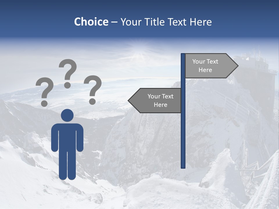 Scenery Summit Lomnicky PowerPoint Template