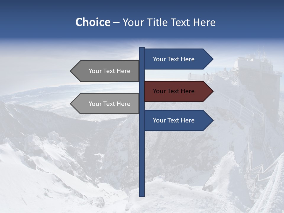 Scenery Summit Lomnicky PowerPoint Template