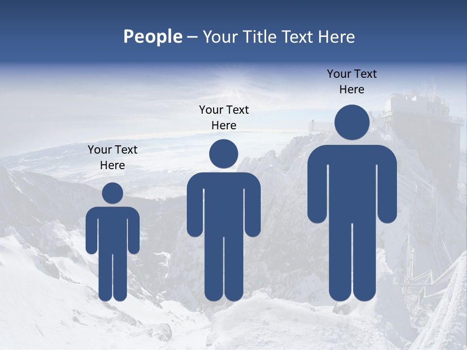 Scenery Summit Lomnicky PowerPoint Template