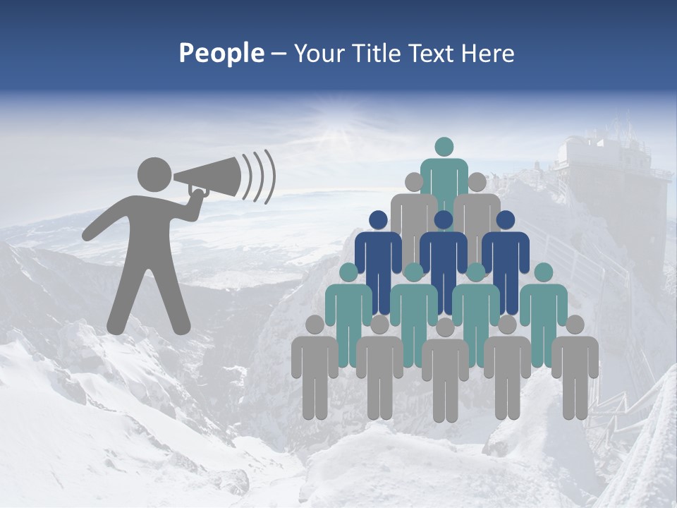 Scenery Summit Lomnicky PowerPoint Template